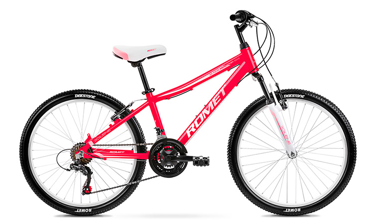 Фотографія Велосипед 24" ROMET Jolene 24 (2021) 2021 Red