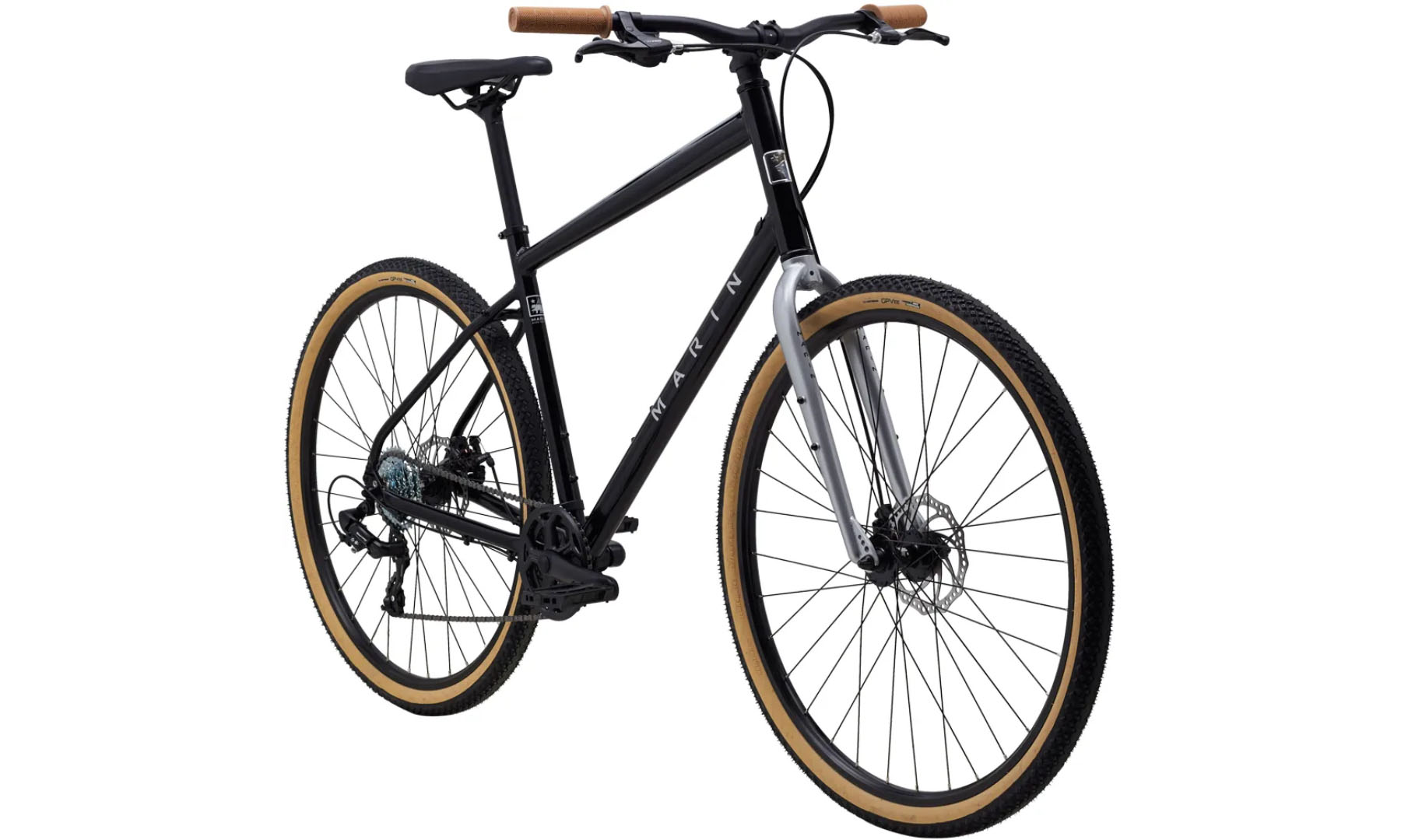 Фотография Велосипед 28" Marin KENTFIELD 1 размер рамы XL 2024 Gloss Black/Chrome 3