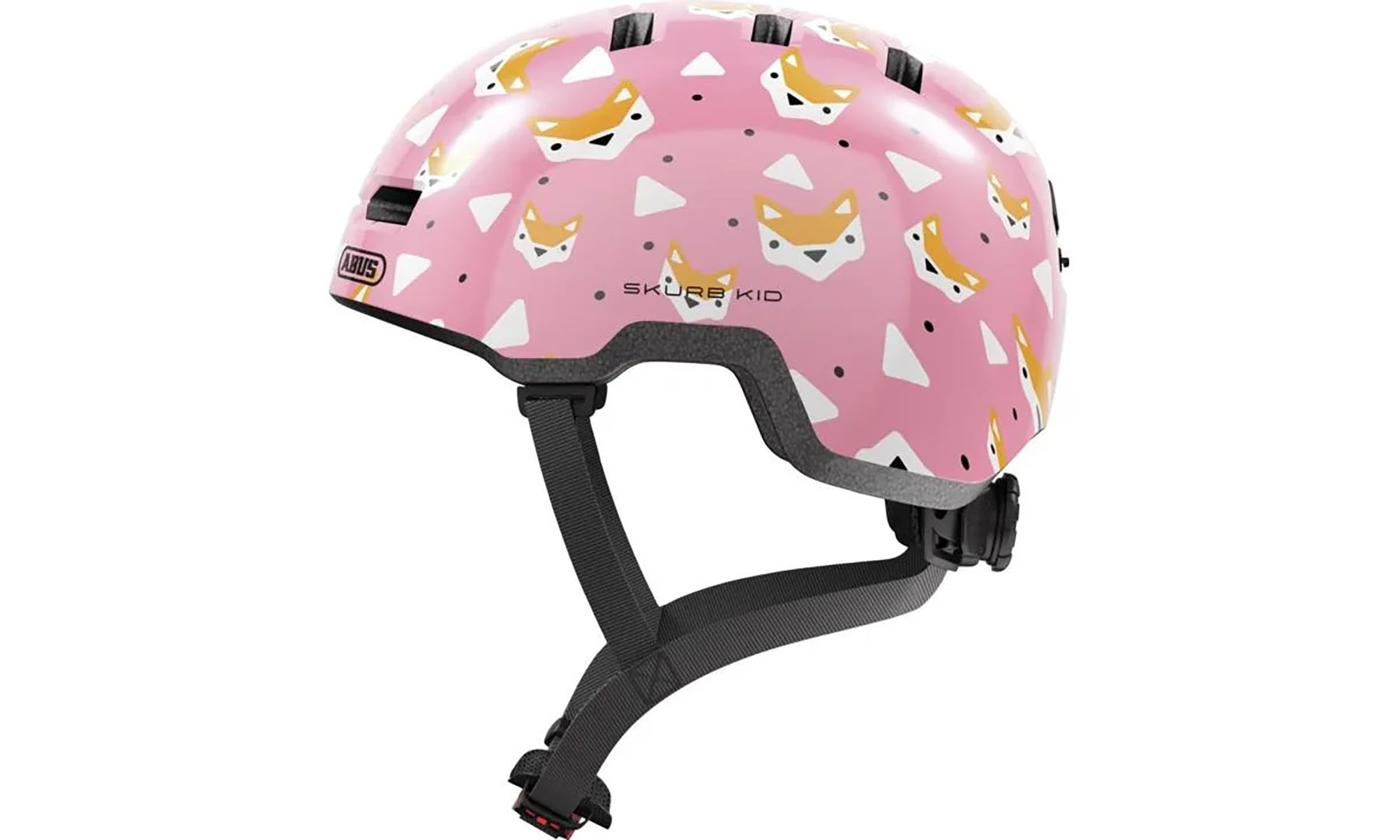 Фотографія Велошолом дитячий ABUS SKURB KID rose foxes, размер M (50-55 см) 
