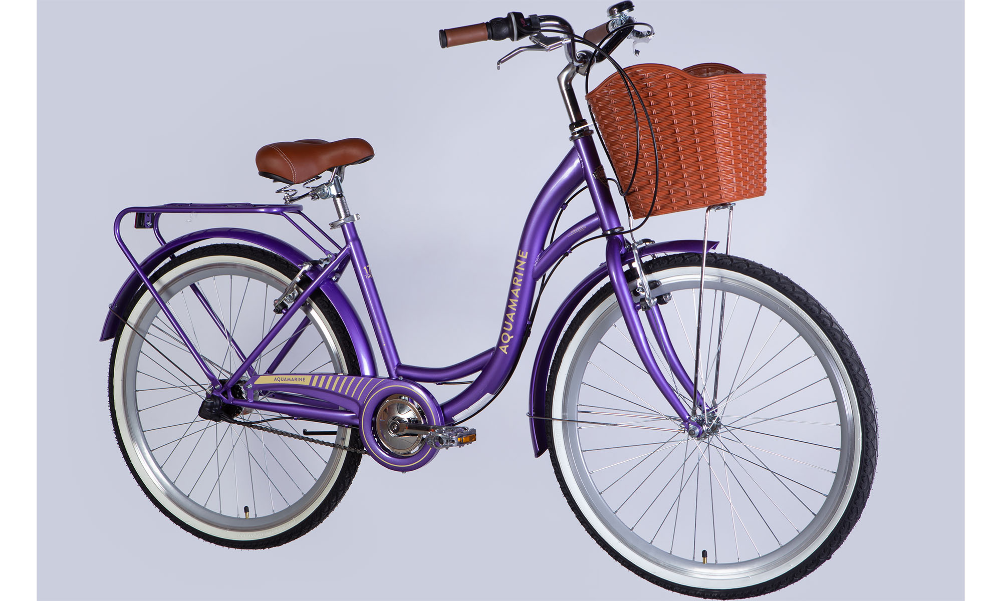 Велосипед Dorozhnik AQUAMARINE PH 26", размер M, рама 17", 2025, фиолетовый  2