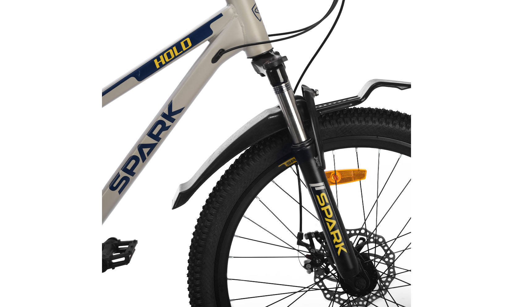 Велосипед SPARK HOLD 24", размер XXS, рама 11", год 2025, серый 2 Велосипед SPARK HOLD 24", размер XXS, рама 11", год 2025, серый 2