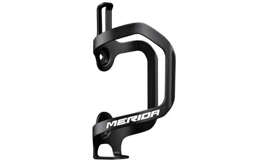 Флягодержатель MERIDA Bottle Cage/Alloy sideload Onesize/Black SB, White Shiny Флягодержатель MERIDA Bottle Cage/Alloy sideload Onesize/Black SB, White Shiny