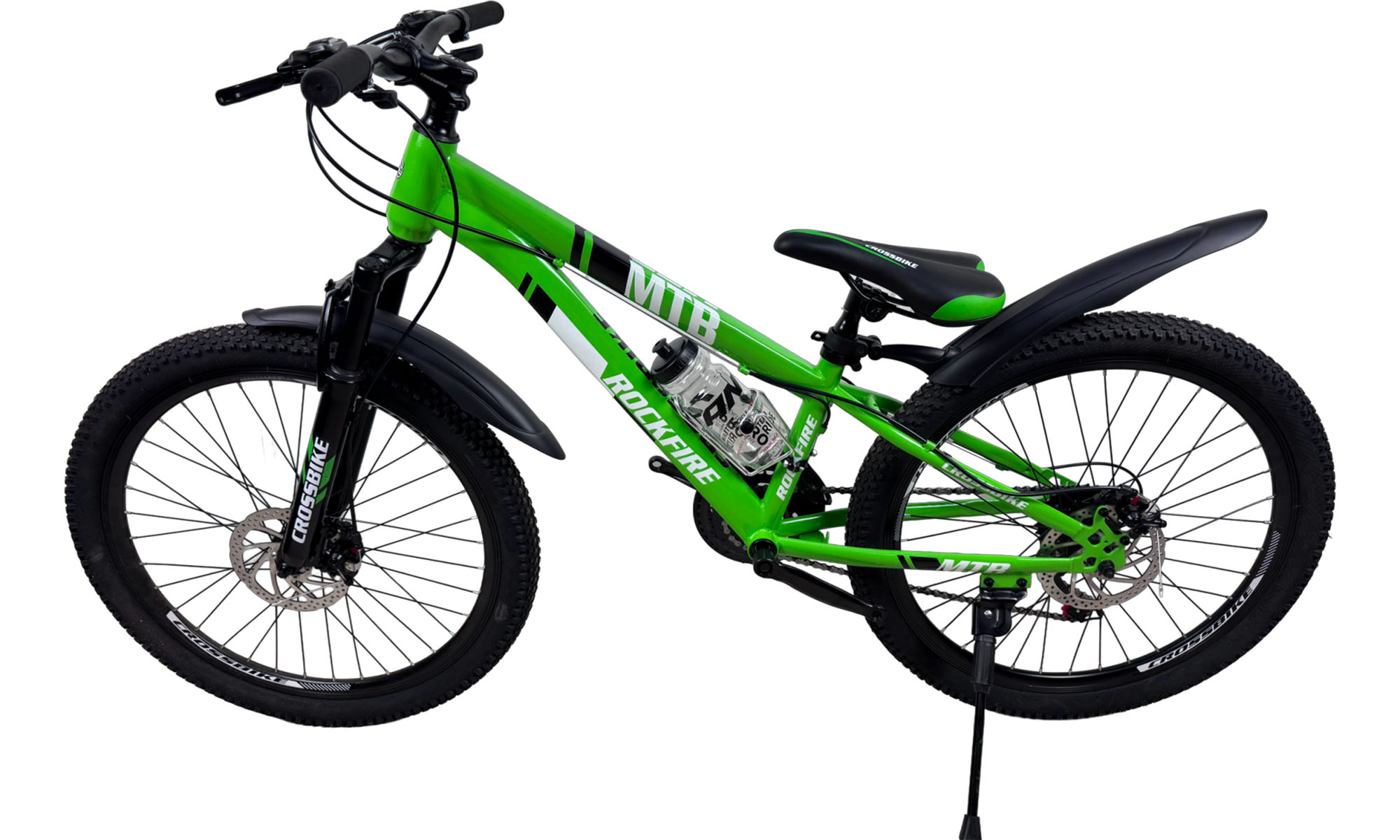 Велосипед CrossBike Rockfire 26", размер XS, рама 13", год 2026, Зеленый 5 Велосипед CrossBike Rockfire 26", размер XS, рама 13", год 2026, Зеленый 5