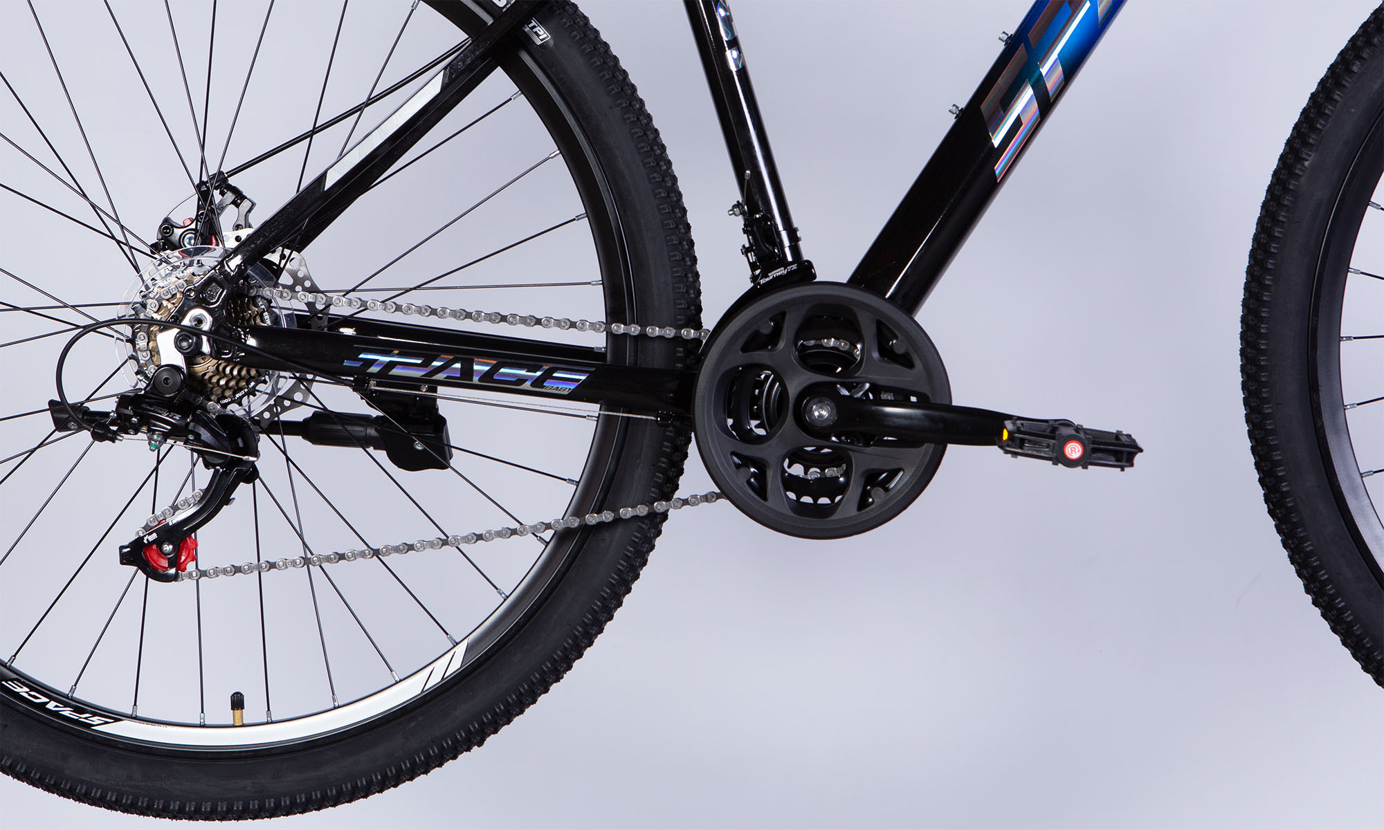 Велосипед SPACE PHAETON DD FR 29", AL, розмір L, рама 20", 2025, чорно-синій 5