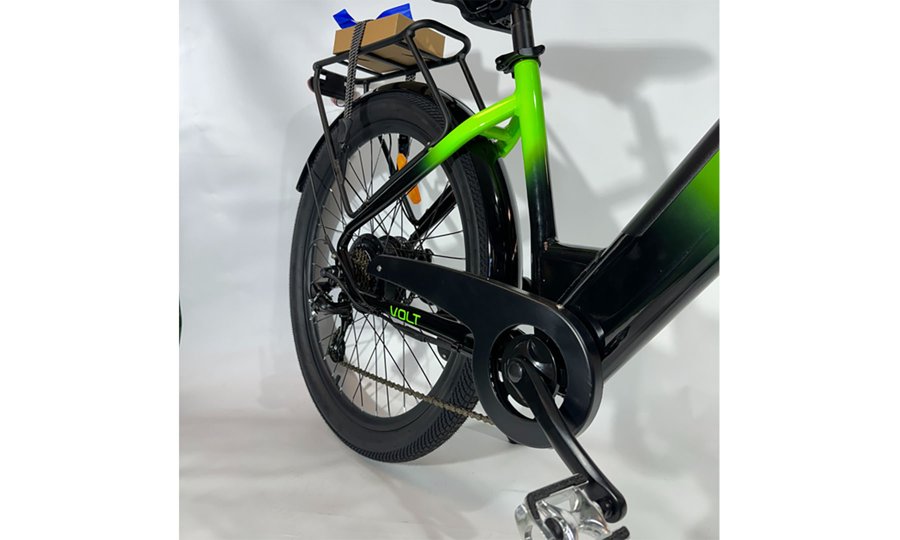 Электровелосипед E-Titan Volt 27.5" 17" Черный-Зеленый 6 Электровелосипед E-Titan Volt 27.5" 17" Черный-Зеленый 6