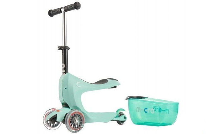 Самокат детский Mini Micro 2go Deluxe Мятный 4