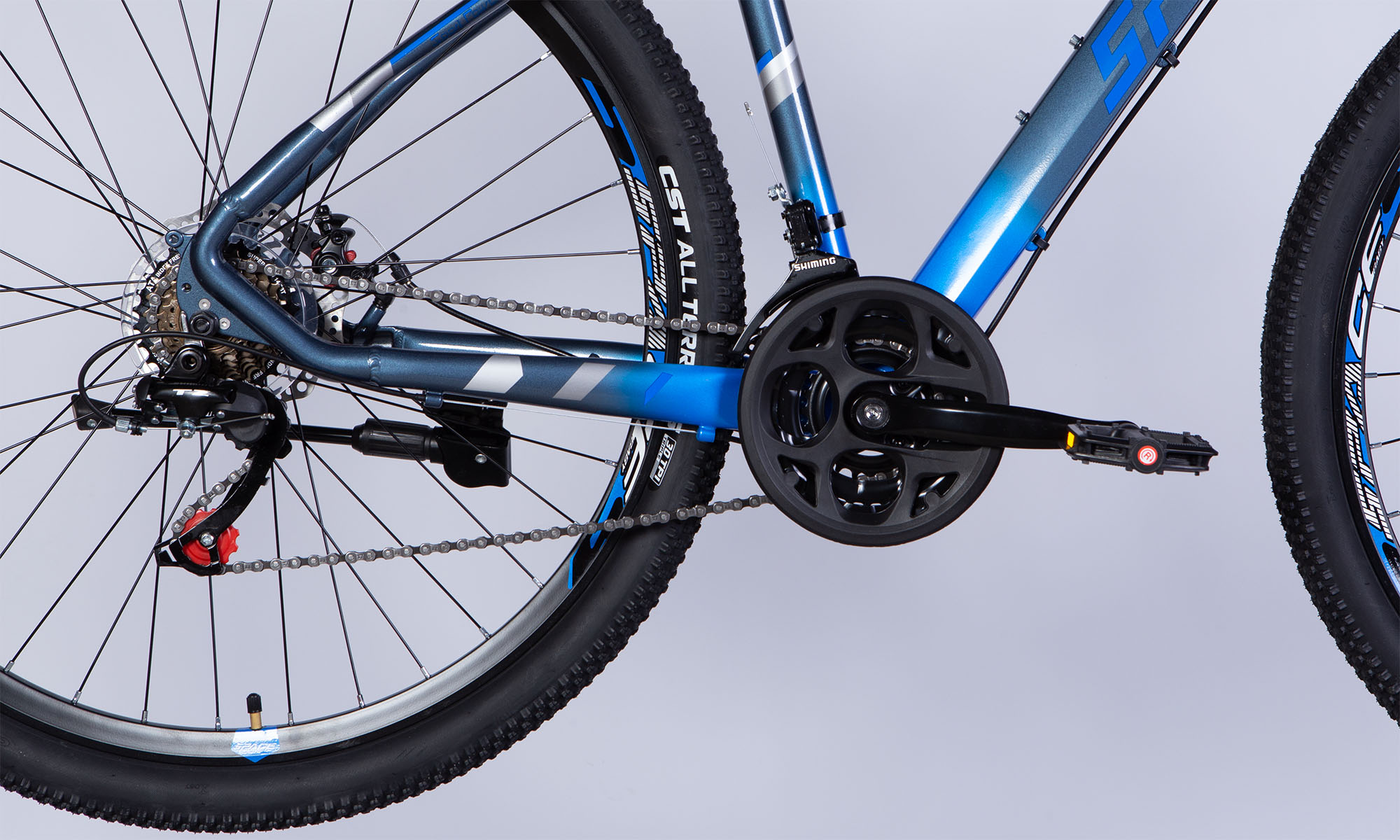 Велосипед SPACE MERCURY DD FR 29", розмір S, рама-16", 2025, сіро-синій 7 Велосипед SPACE MERCURY DD FR 29", розмір S, рама-16", 2025, сіро-синій 7