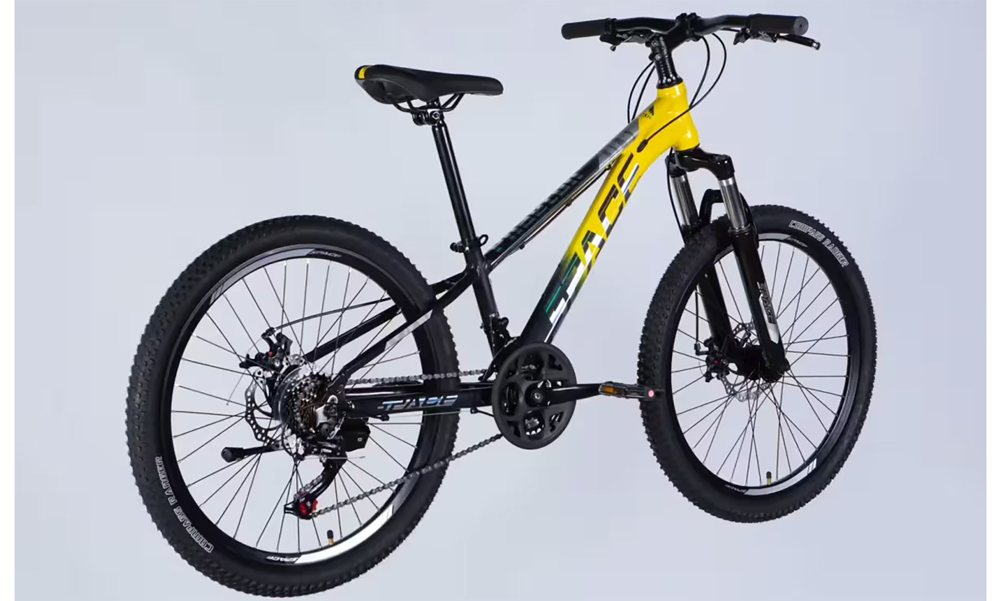 Велосипед SPACE PHAETON DD FR 24", размер XXS, рама 11", год 2026, желто-серый 5