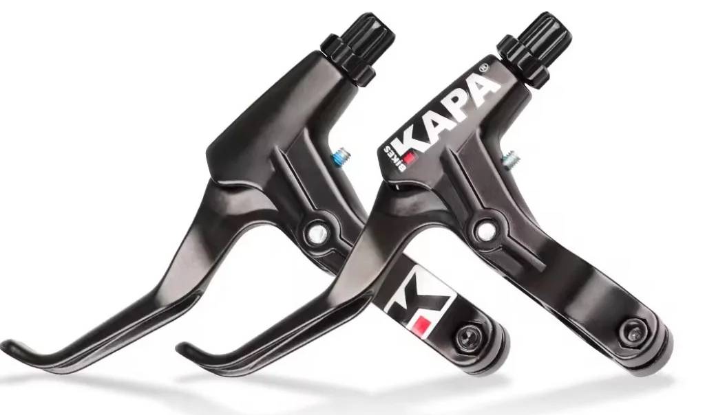 Тормозніе ручки Kapa QY-001, алюм. черный 2 Тормозніе ручки Kapa QY-001, алюм. черный 2