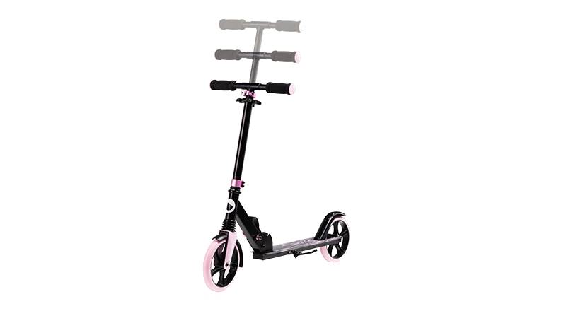 Детский самокат Lionelo Luca BLACK CARBON PINK 11