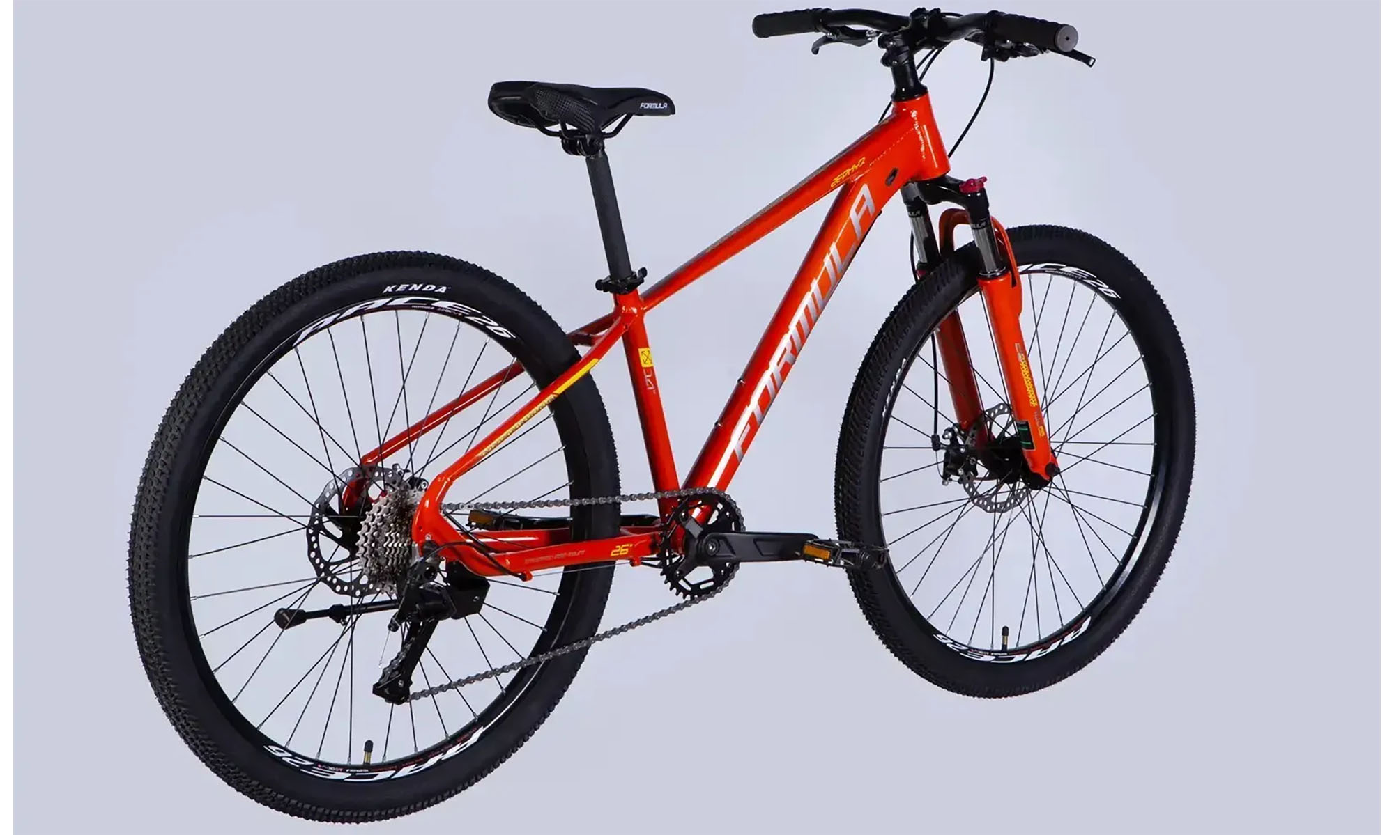 Велосипед Formula ZEPHYR 3.0 DD CS, 26", размер XS, рама 14", год 2026, оранжевый 4