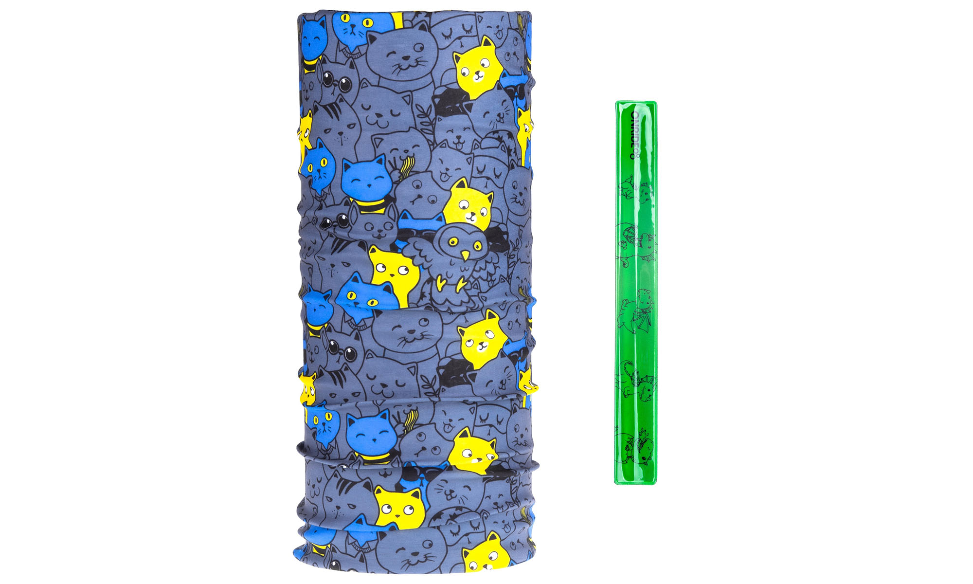 Головной убор детский ONRIDE Котики, цвет синий, со светоотражающей лентой ONRIDE 