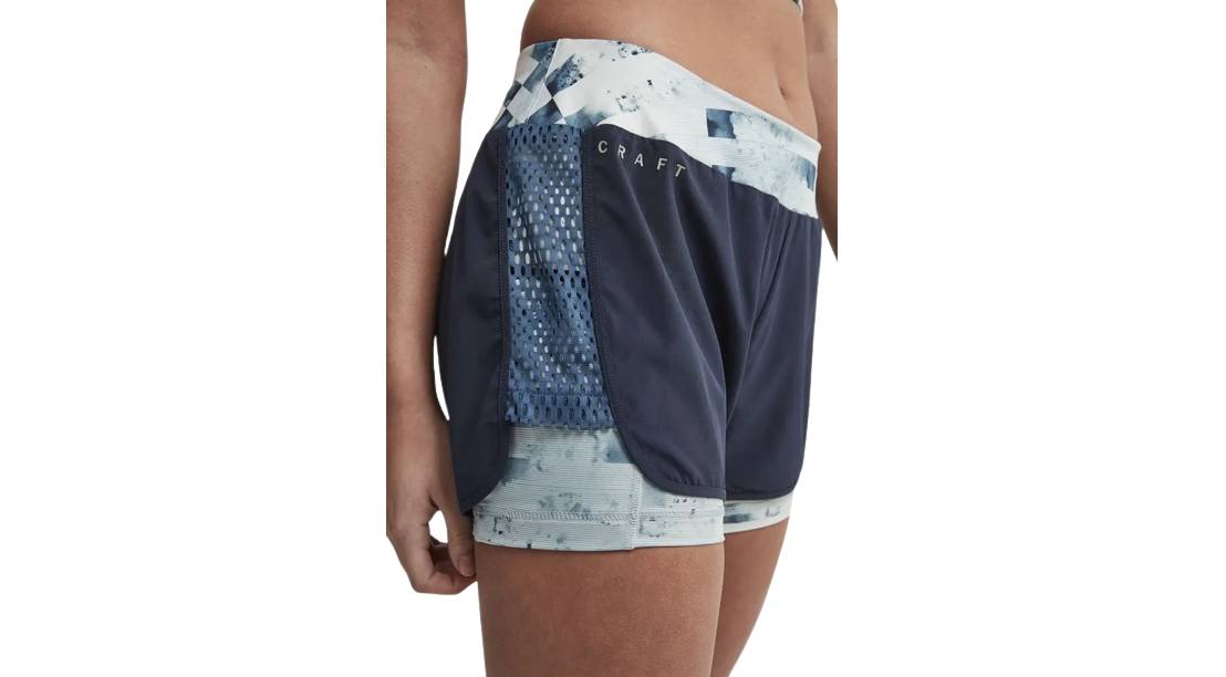 Шорты Craft Charge 2-In-1 Shorts женские, размер M, сезон SS 19, синий 3