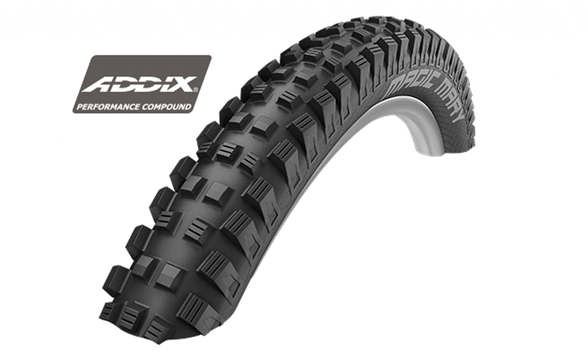 Фотография Покрышка Schwalbe 27.5x2.35 650B (60-584) MAGIC MARY SuperG, TL-Easy, Evolutoin Folding B/B-SK HS447 Addix U-Soft 67EPI EK black