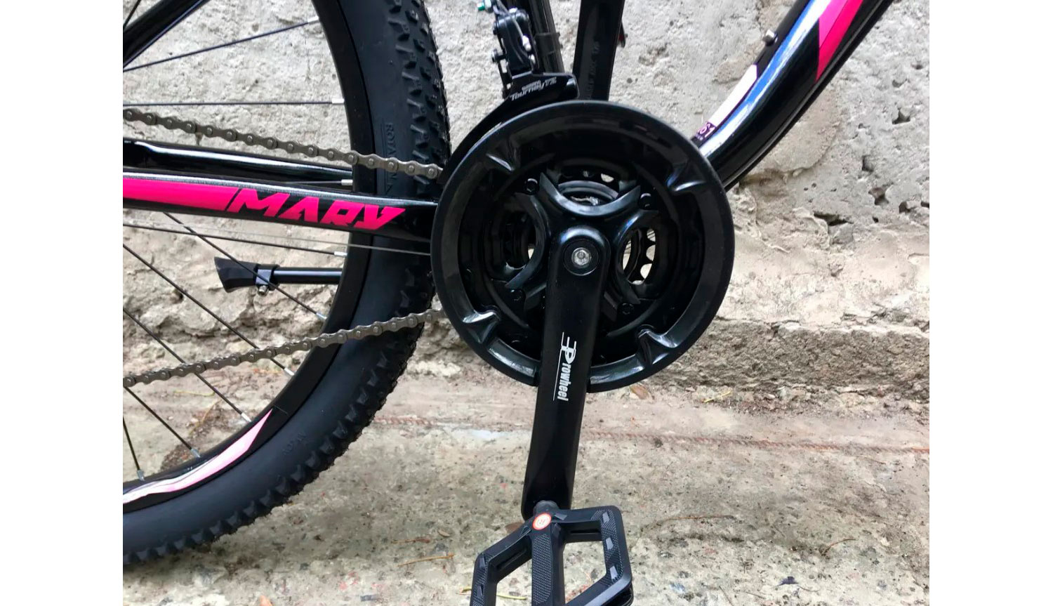 Велосипед Crosser Mary 27,5 розмір S рама 15,5 2021 Чорно-рожевий 3