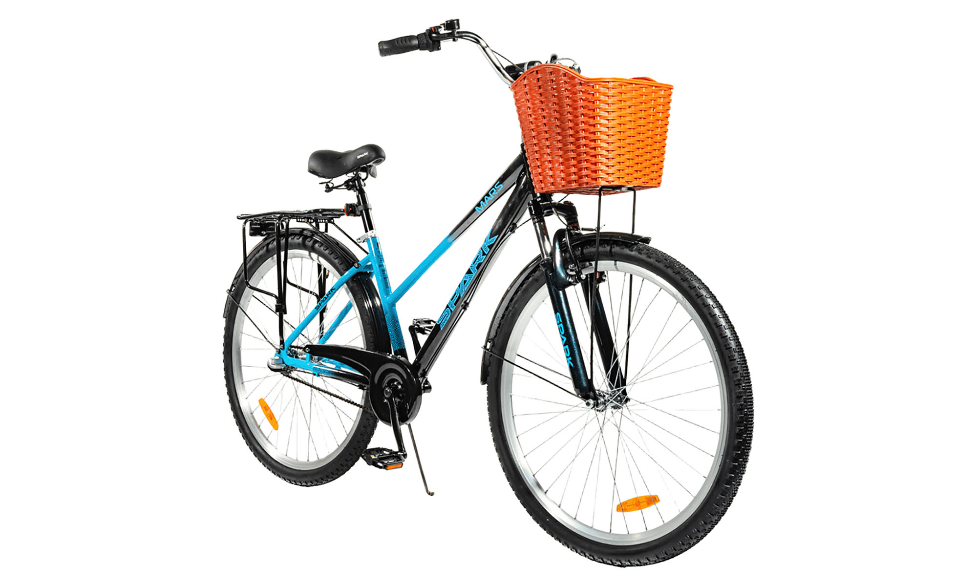 Велосипед SPARK PLANET-3 MARS 28", размер M, рама 17", год 2025, черно-синий 4