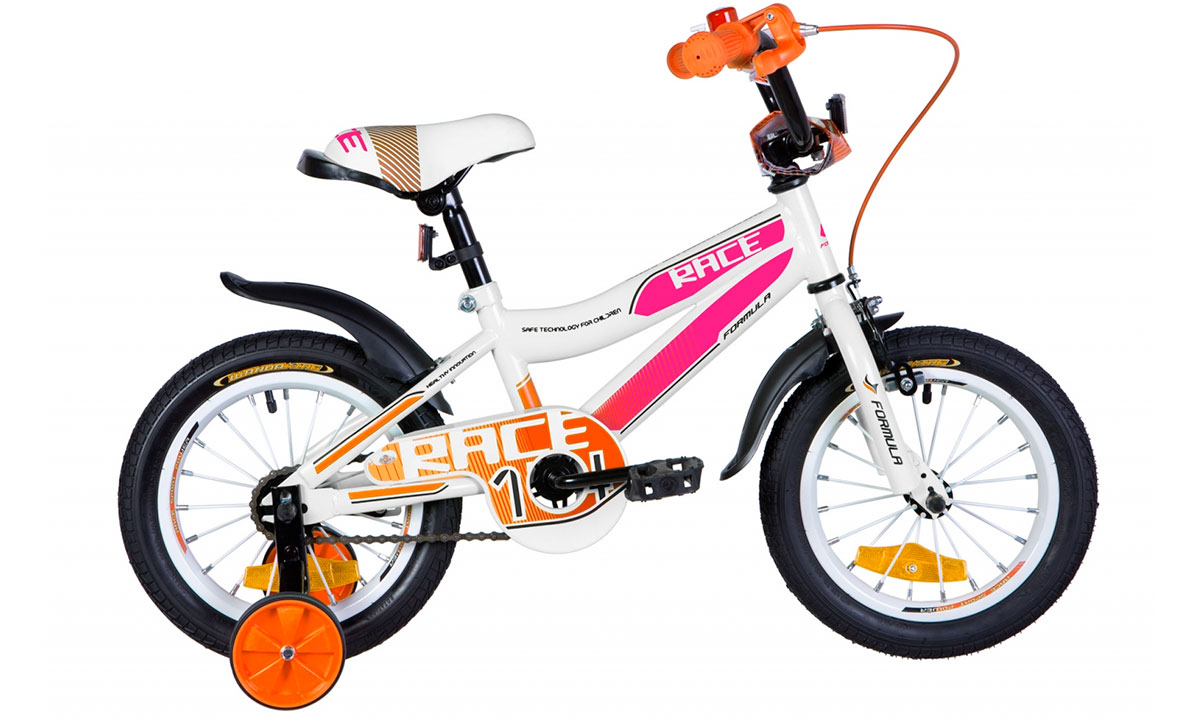 Велосипед Formula RACE 14" (2021) 2021 Бело-фиолетовый 2