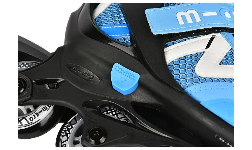 Ролики Micro NEW Shaper blue-white размер 37-40 2