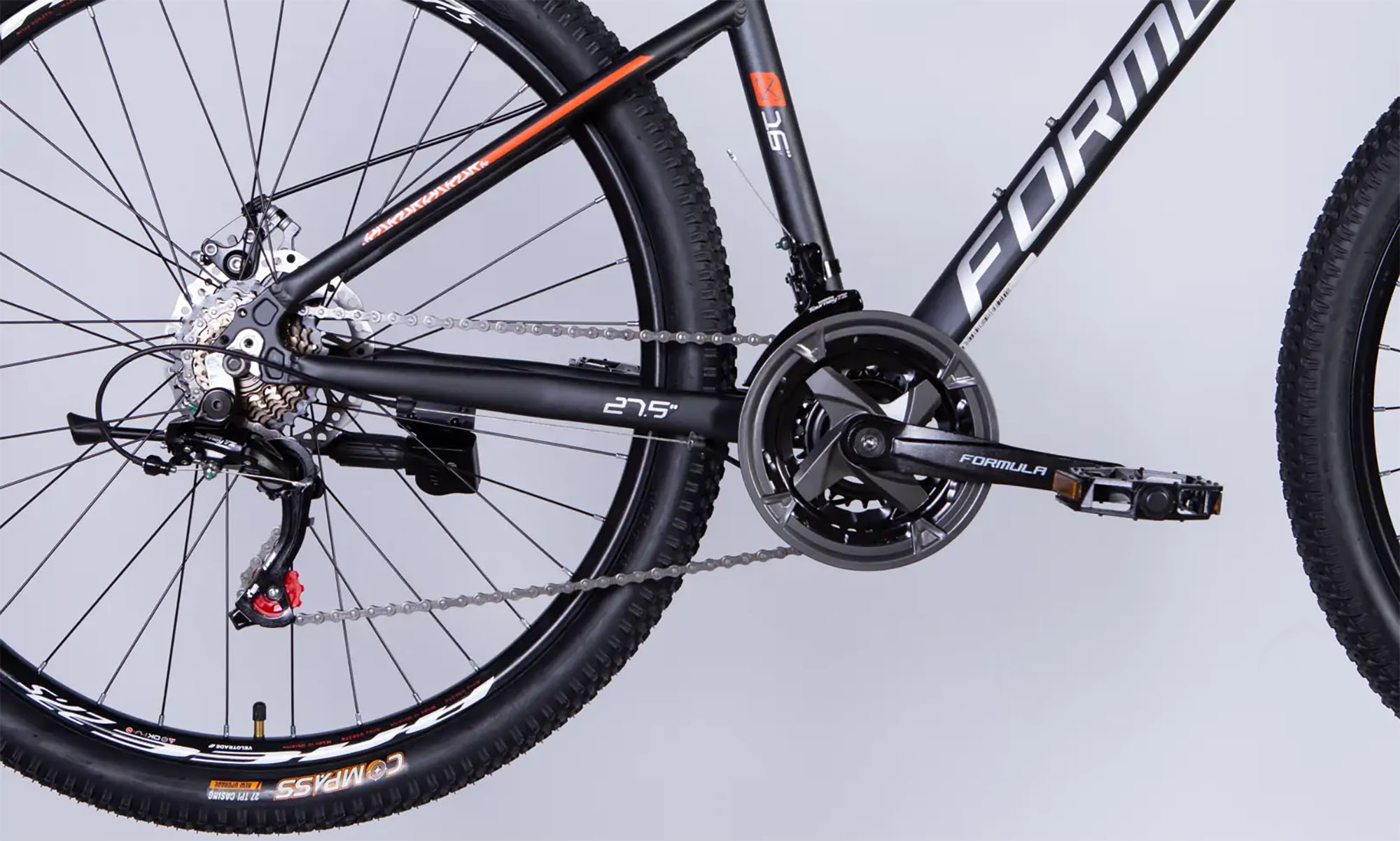 Велосипед Formula MOTION DD FR, 27.5", розмір S, рама-16", рік 2026, темно-сірий 5 Велосипед Formula MOTION DD FR, 27.5", розмір S, рама-16", рік 2026, темно-сірий 5