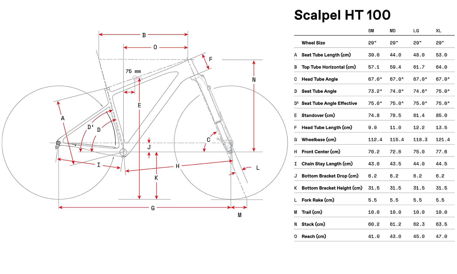 Фотографія Велосипед Cannondale SCALPEL HT Carbon 2 29" рама S 2024 CRD 2