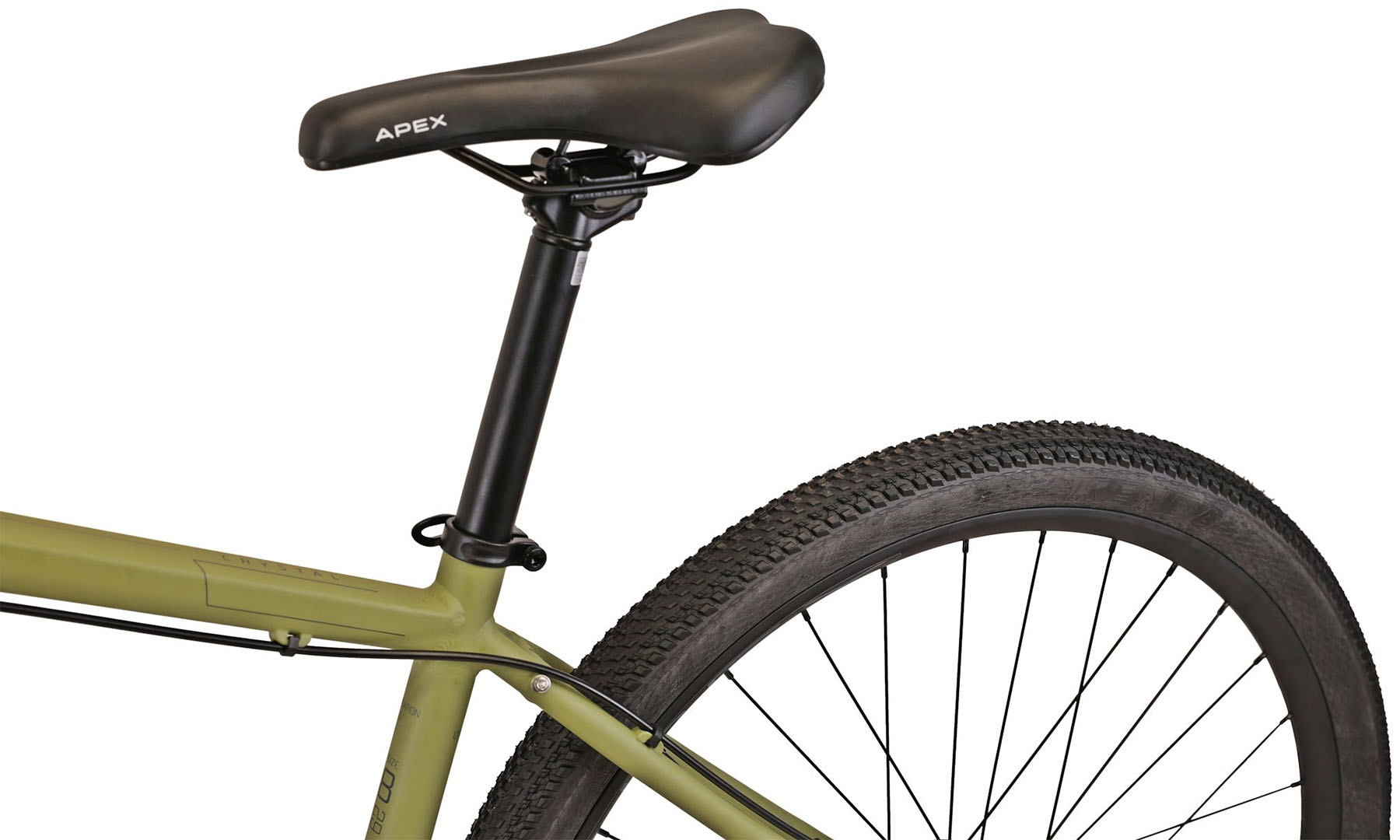 Велосипед Kinetic Crystal 29" размер L, рама 20" (2025) зелено-серый (мат) 3 Велосипед Kinetic Crystal 29" размер L, рама 20" (2025) зелено-серый (мат) 3