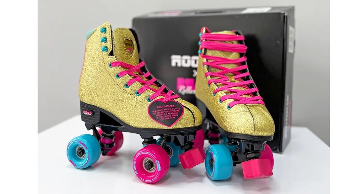 Фотография Ролики квады Rookie BUMP Rollerdisco Gold размер 35.5 4