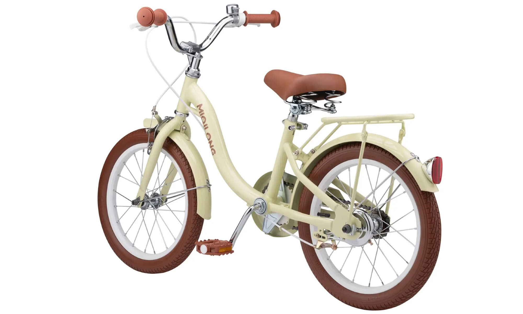 Детский велосипед Miqilong LS 16", One size, 2025, бежевый 2