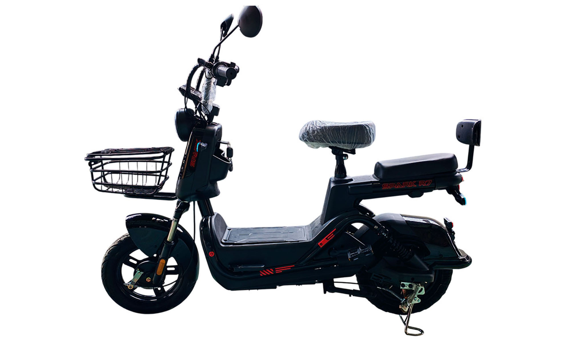 Велосипед с электромотором SPARK R7 10", размер One Size, рама 14", 60V/800W/25Ah, год 2026, черный Велосипед с электромотором SPARK R7 10", размер One Size, рама 14", 60V/800W/25Ah, год 2026, черный