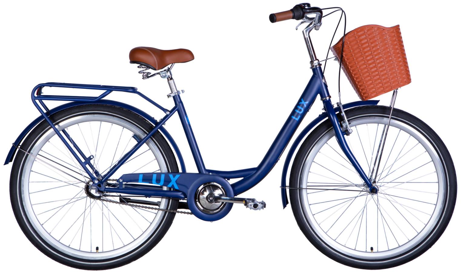 Фотографія Велосипед Dorozhnik LUX Nexus 26" размер М рама 17" 2024 Синий