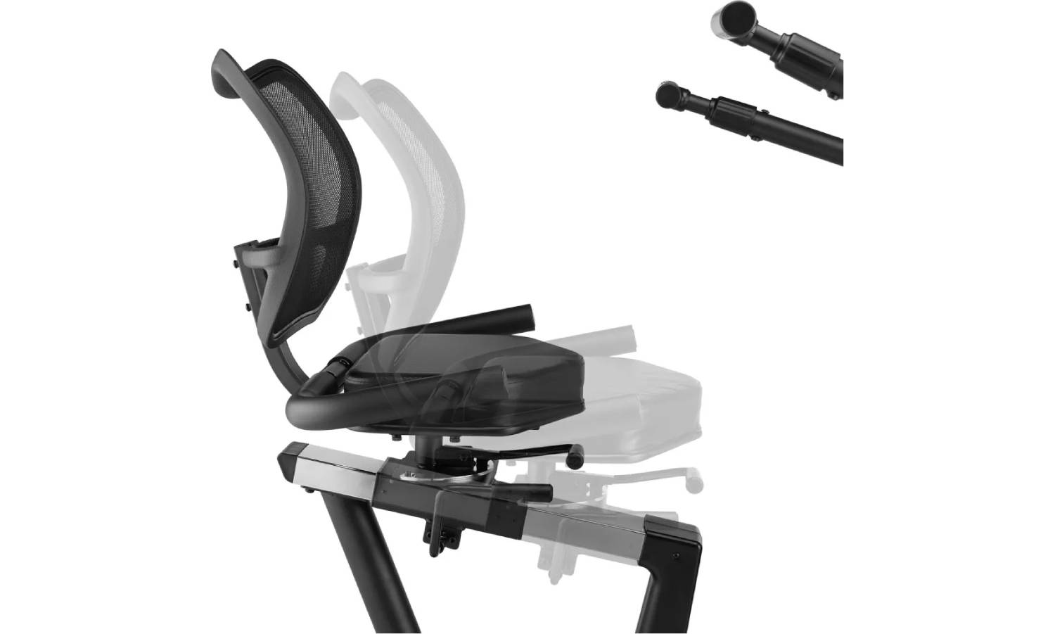 Горизонтальний велотренажер Gymtek XBR8000 електромагнітний 3