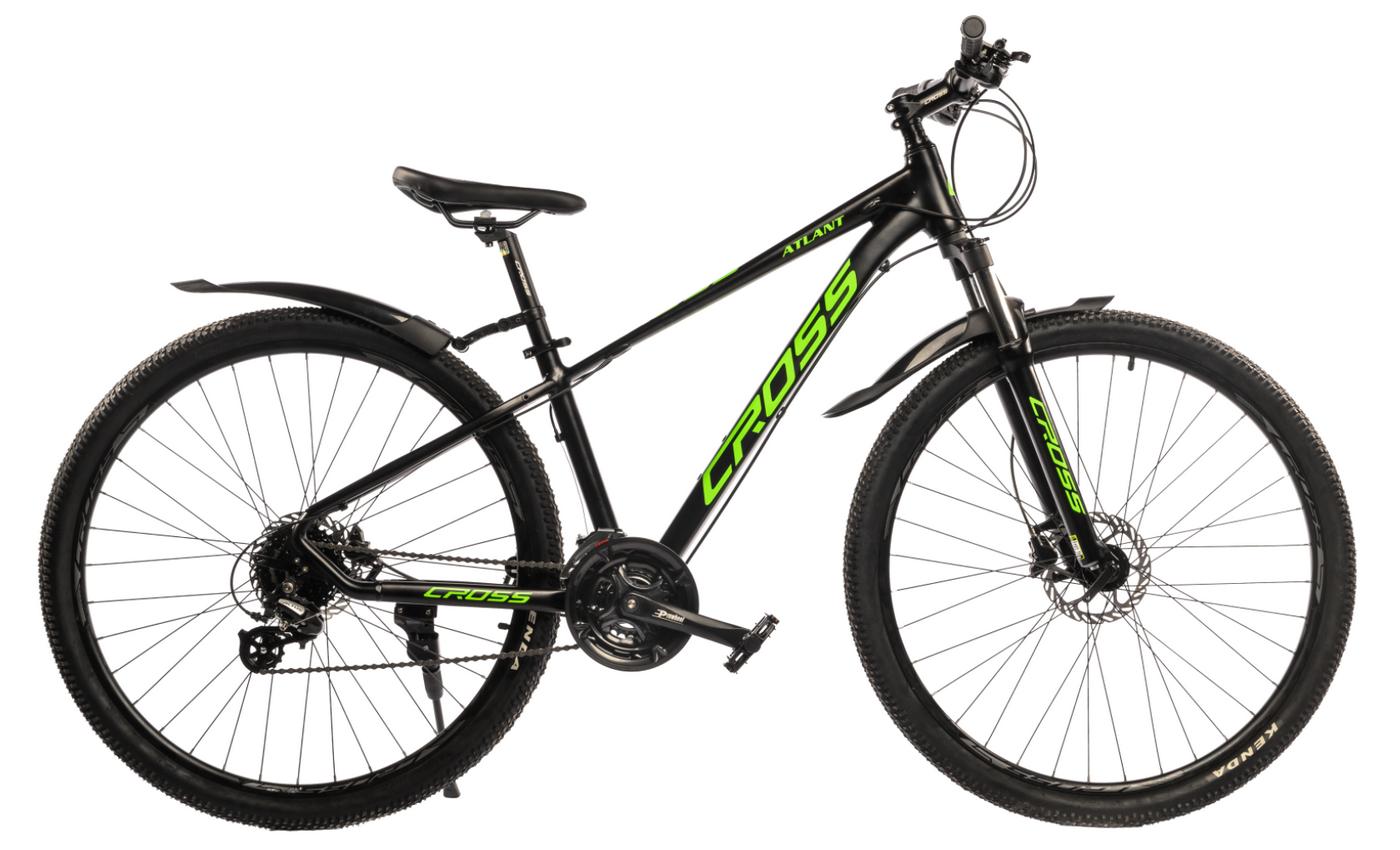 Фотографія Велосипед Cross Atlant 29" розмір S рама 15 2022 Чорний-Зелений