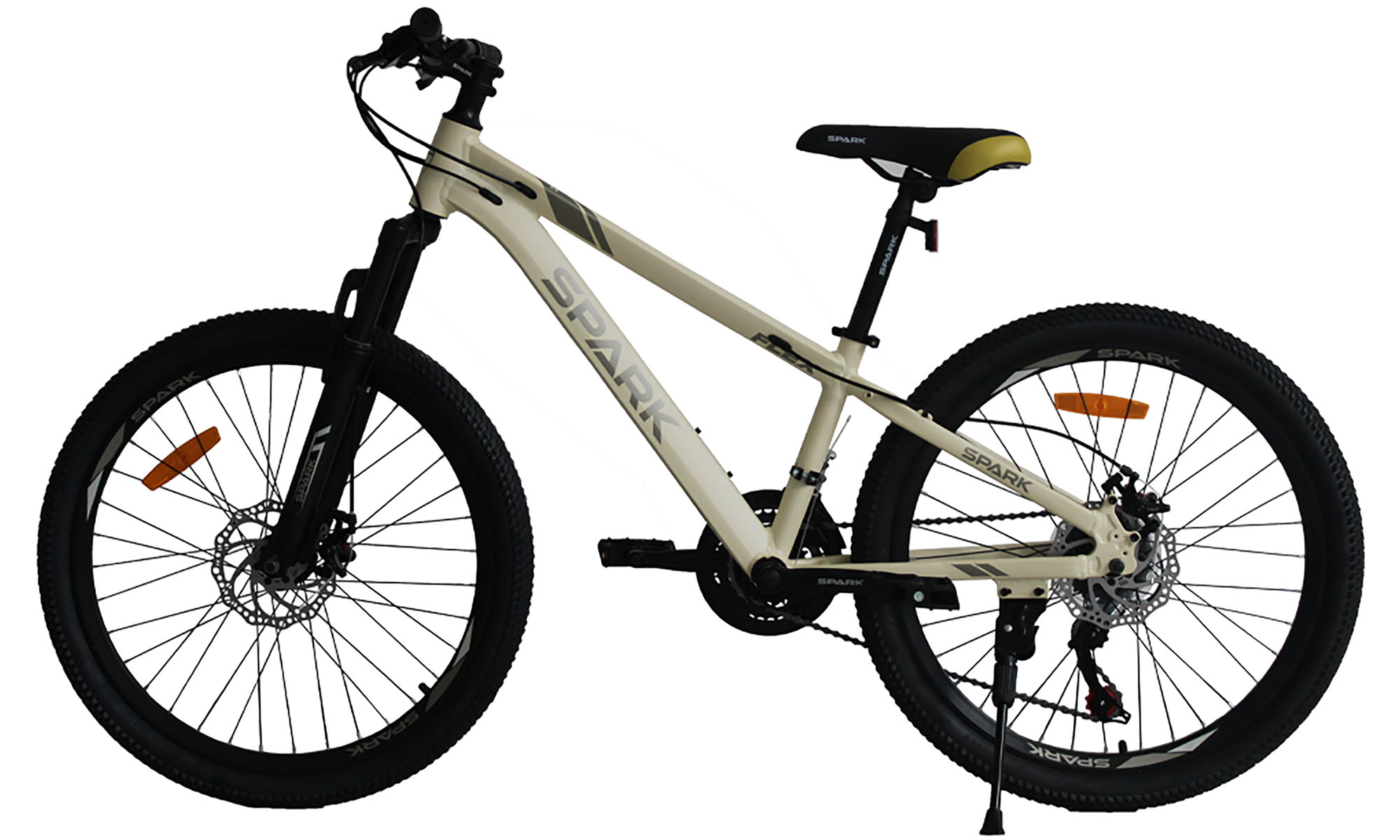 Велосипед SPARK FLEX 24", розмір XXS, рама 12", рік 2026, кремовий 2 Велосипед SPARK FLEX 24", розмір XXS, рама 12", рік 2026, кремовий 2