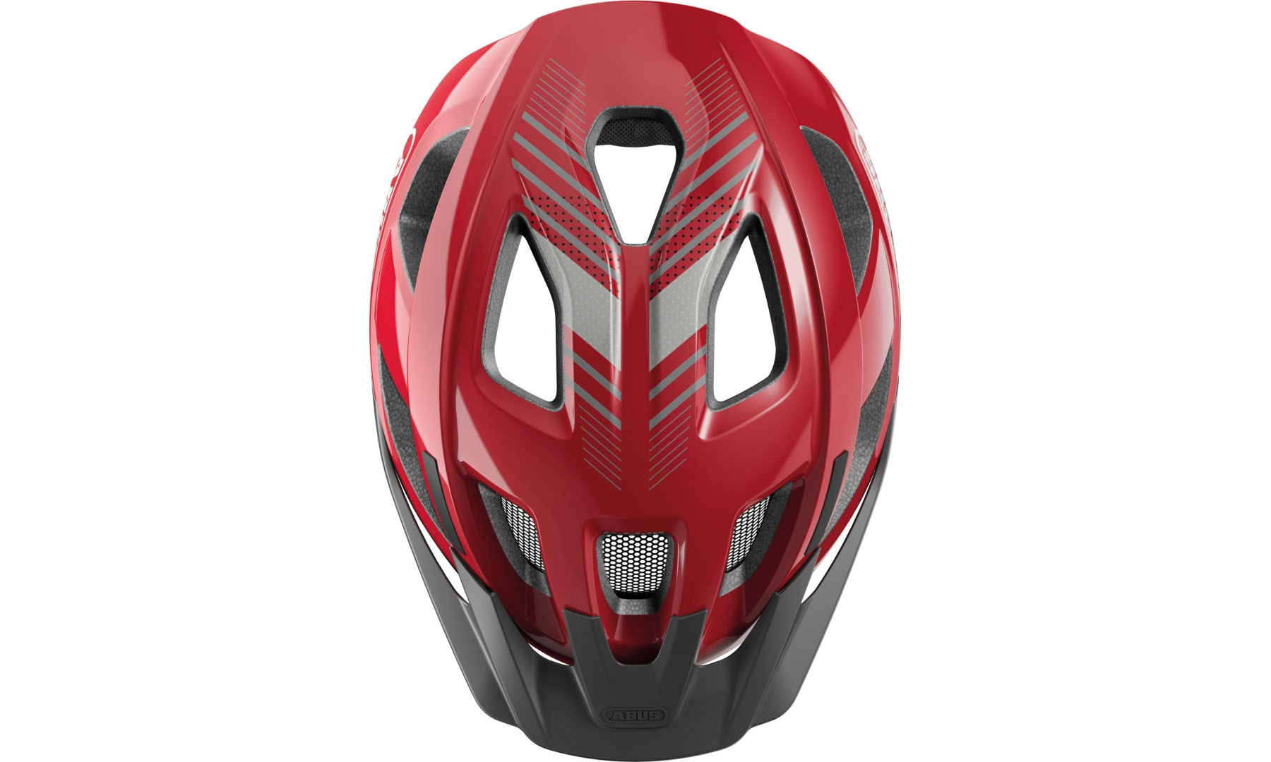 Велошлем ABUS ADURO 3.0 blaze red размер S (51-55 см), красный 4