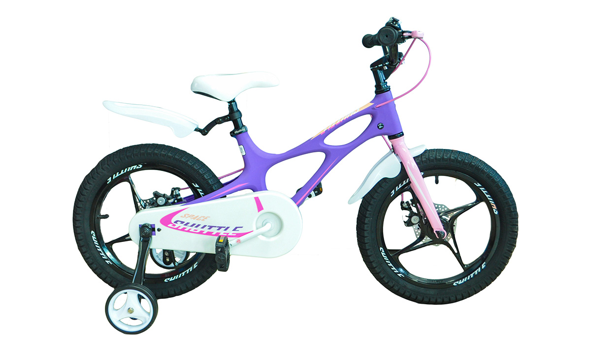 Фотография Велосипед ROYALBABY MG SPACE SHUTTLE 18"  Фиолетовый