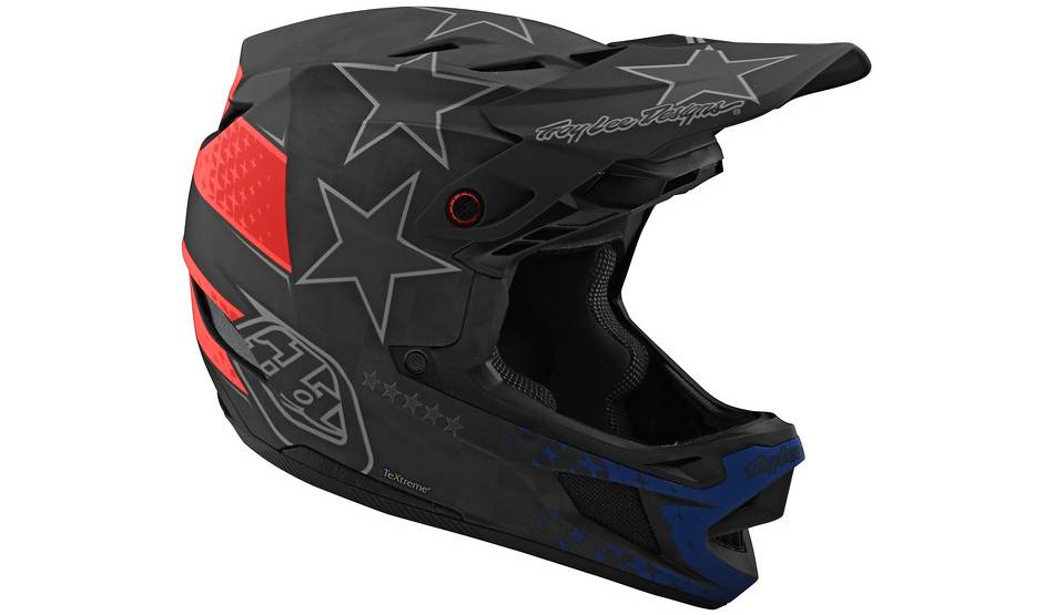 Вело шлем фуллфейс TLD D4 Carbon размер XL (60-62 см) Freedom 2.0 Black/Red 3