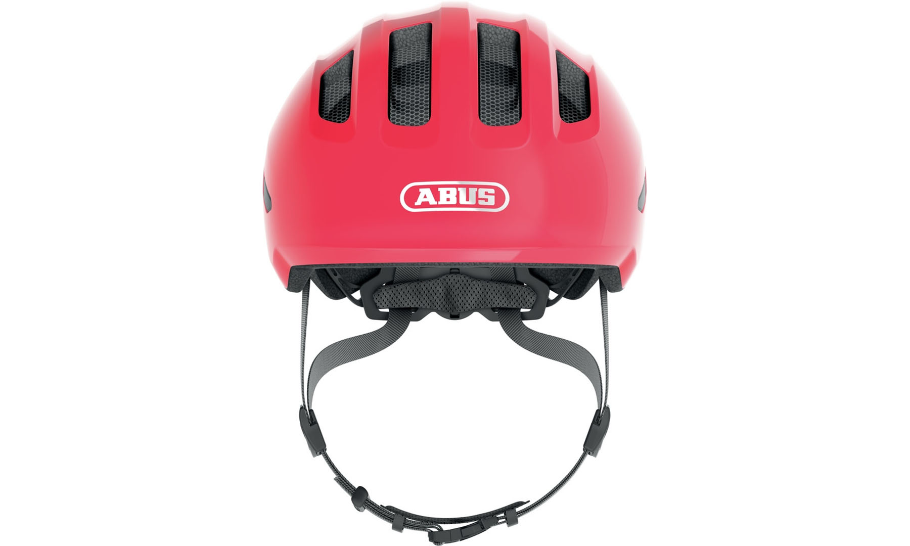 Фотографія Велошолом дитячий ABUS SMILEY 3.0 Shiny Red, розмір S (45-50 см) 2