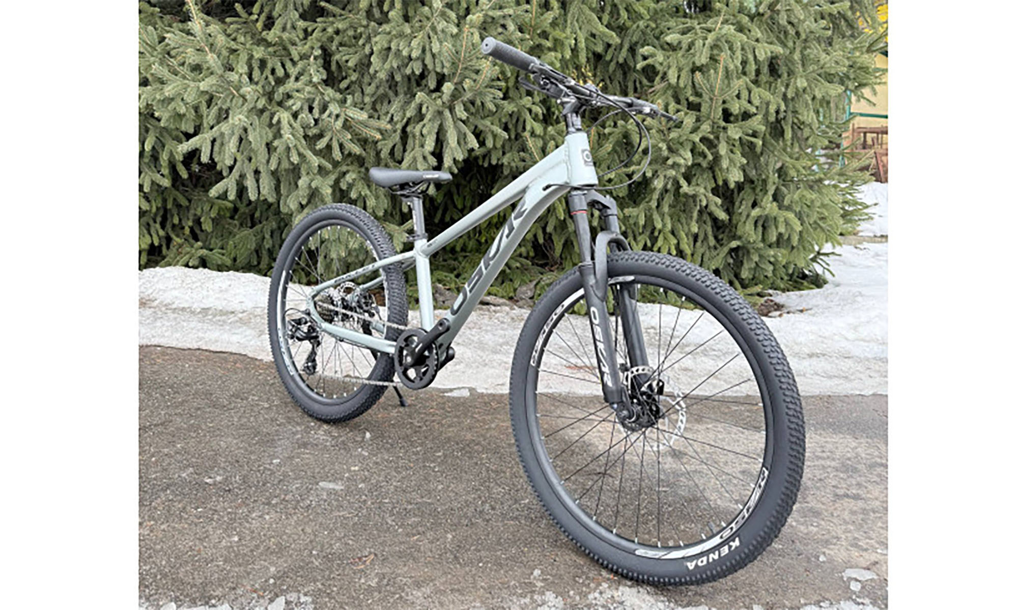 Велосипед Oskar BULLET 24", размер XXS, рама 11, год 2026, серый матовый 2 Велосипед Oskar BULLET 24", размер XXS, рама 11, год 2026, серый матовый 2