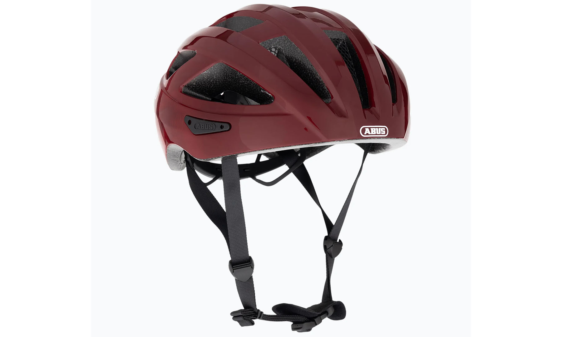 Велошлем спортивный ABUS MACATOR Bordeaux Red, размер L (58-62 см), бордовый 