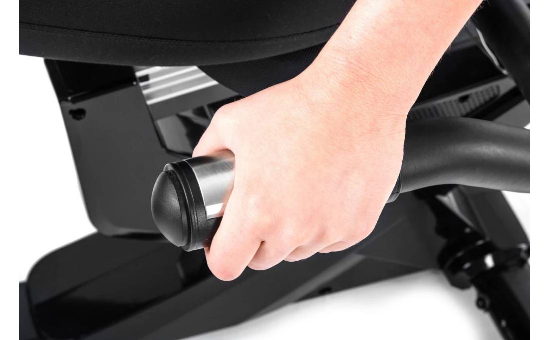 Горизонтальный велотренажер Hop-Sport HS-070L Helix iConsole+ черно-красный 3