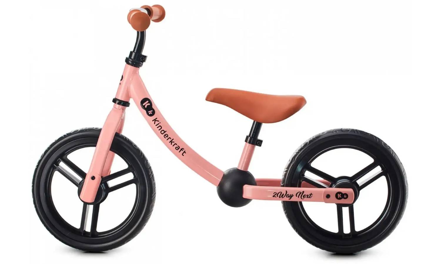 Беговел Kinderkraft 2Way Next 2022 Rose Pink 2
