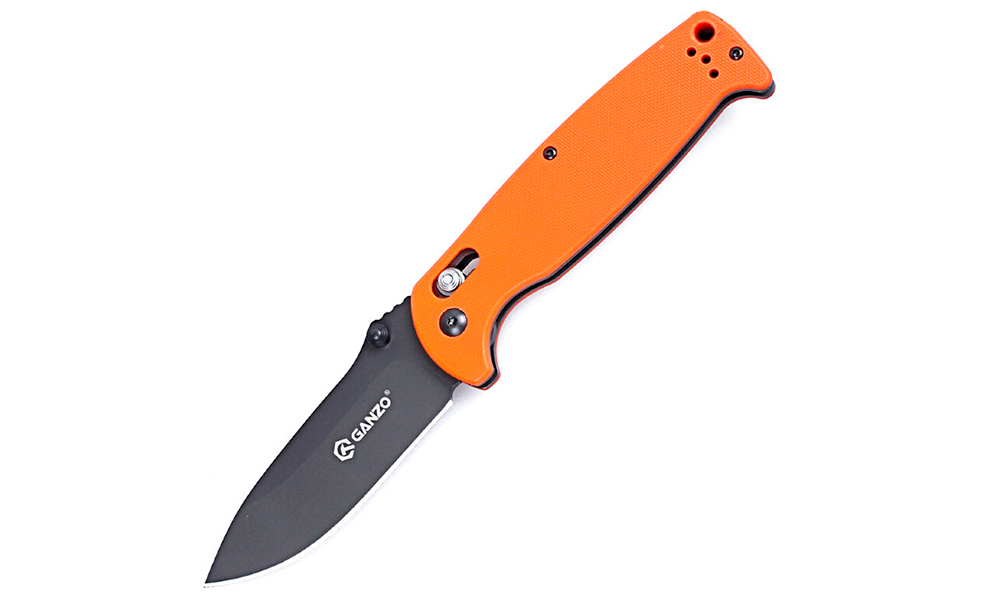 Фотография Складной нож Ganzo G7413-OR-WS оранжевый