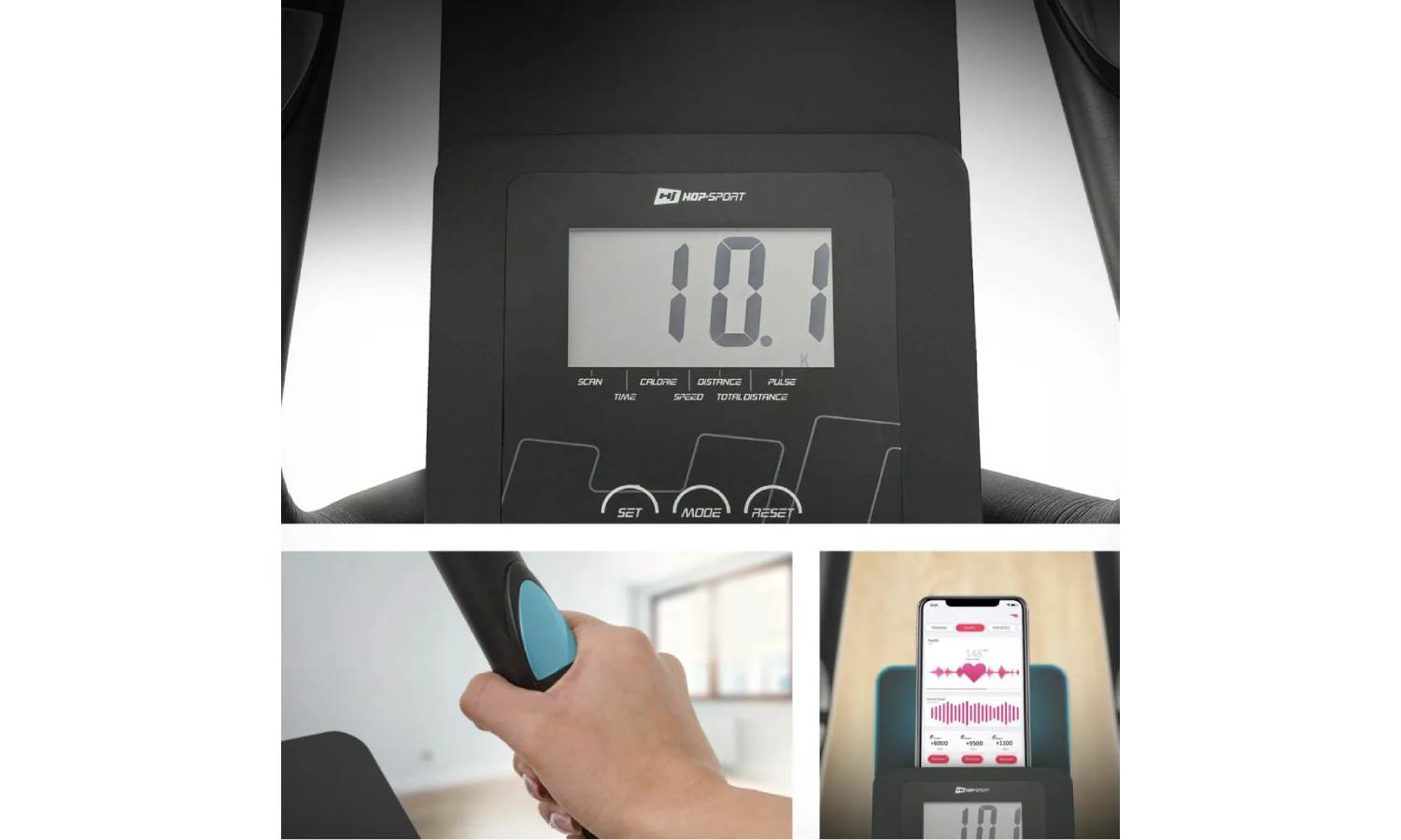 Орбітрек магнітний Hop-Sport HS-400B Icon чорний 3 Орбітрек магнітний Hop-Sport HS-400B Icon чорний 3
