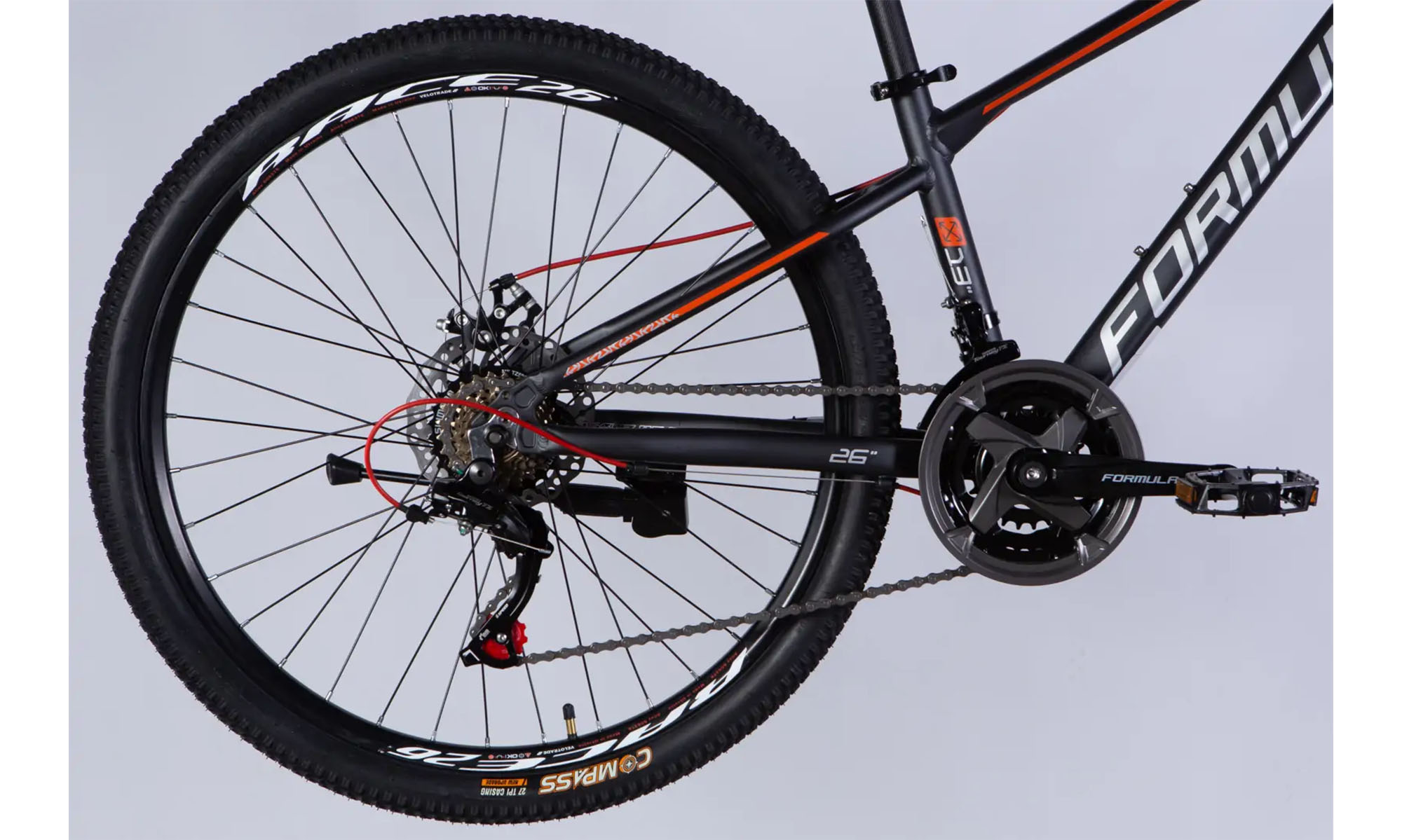 Велосипед Formula MOTION DD FR, 26", размер XS, рама 13", год 2026, темно-серый 5 Велосипед Formula MOTION DD FR, 26", размер XS, рама 13", год 2026, темно-серый 5