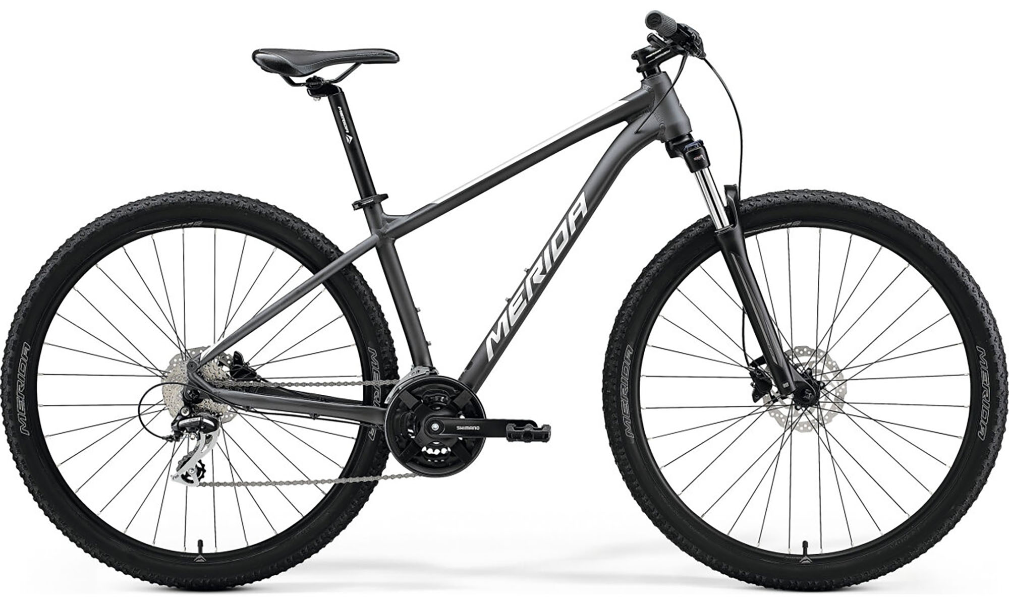 Велосипед Merida BIG.NINE 100-2X, 29", размер XL, год 2022, темный серебристый 