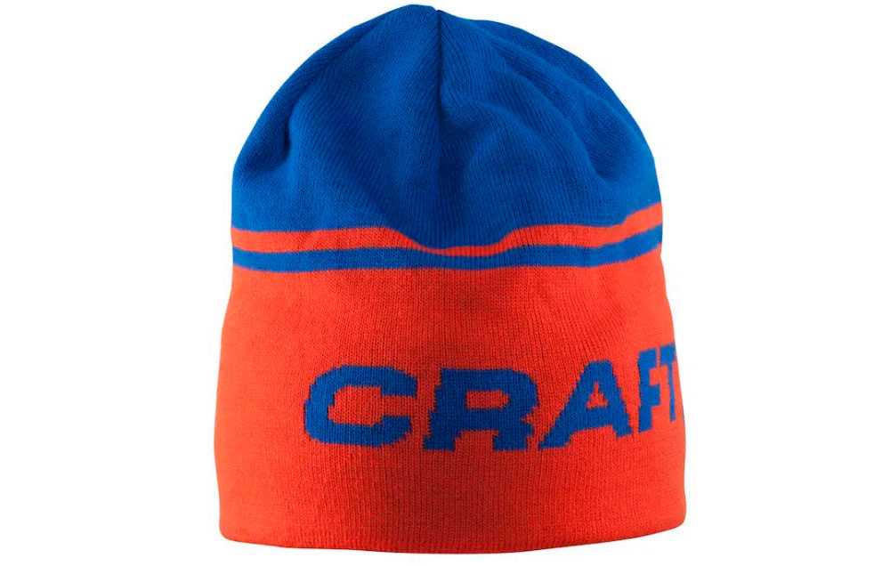 Фотография Шапка Craft Logo размер S/M, сине-оранжевый