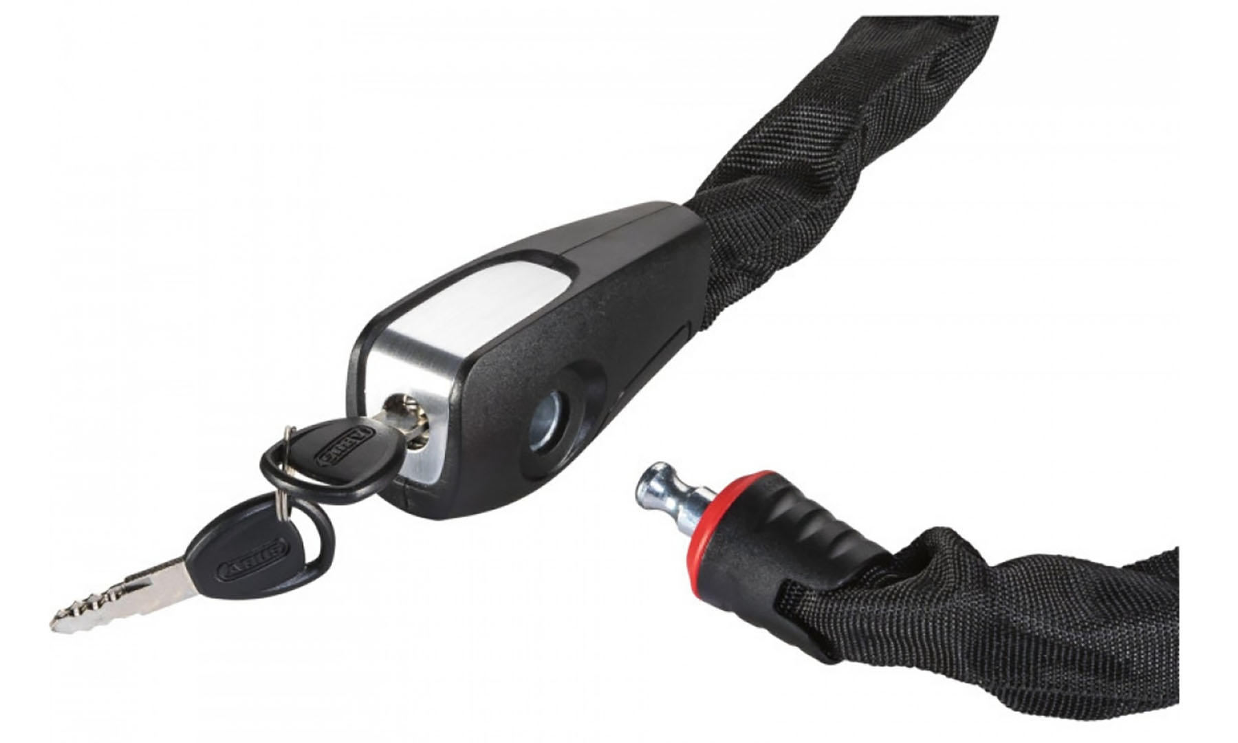 Замок із ланцюгом ABUS 6806K/85см, блакитний (square Chain) 2