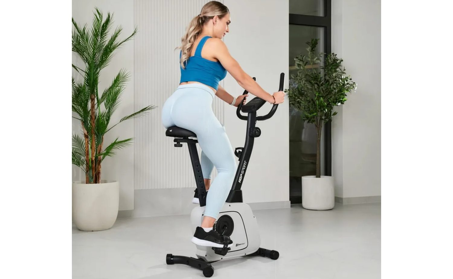 Велотренажер Hop-Sport HS-3000H Nexon магнитный серый 3