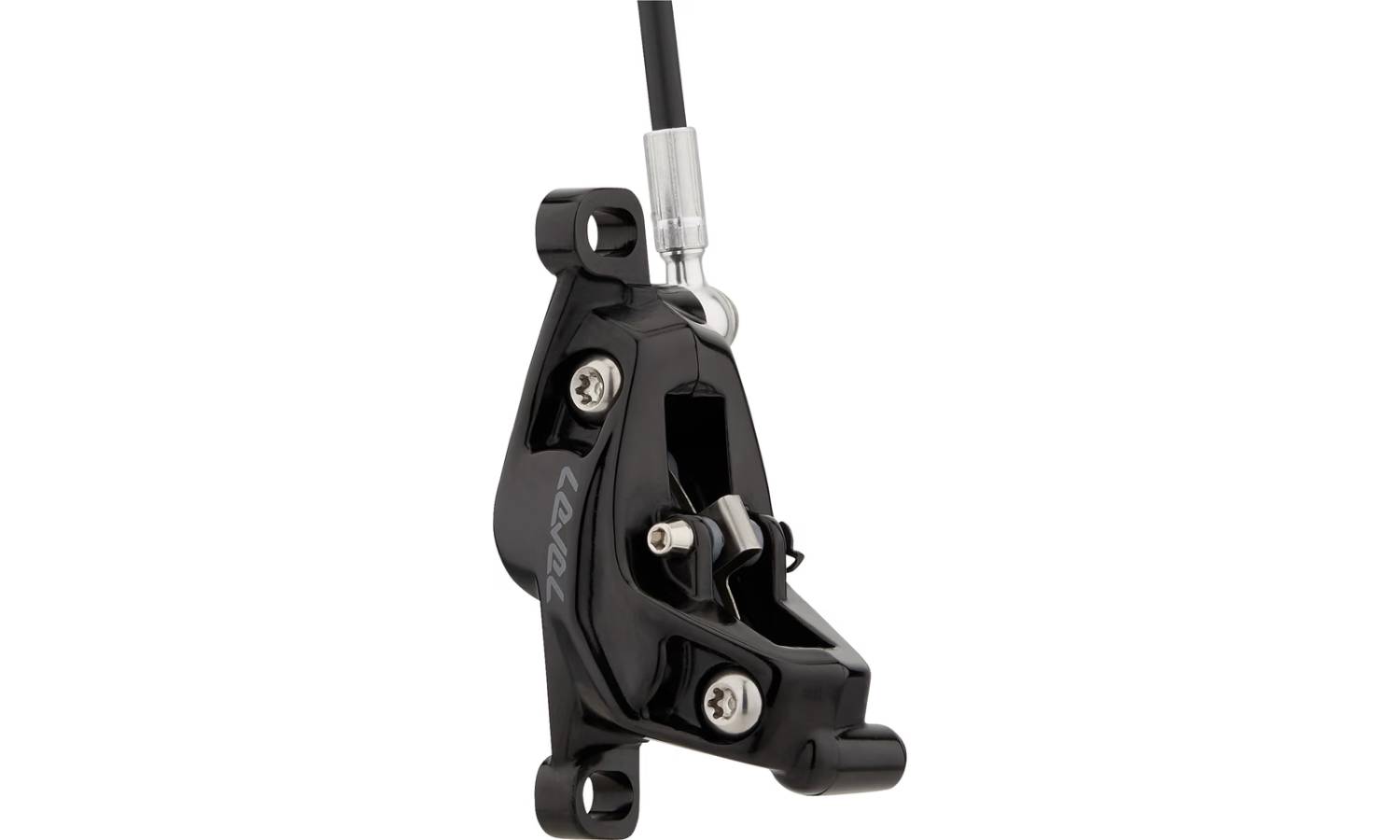 Гальмо дискове SRAM Level Silver Stealth 4 Piston - Aluminum Lever, Stainless Hardware, Reach Adj, Black Ano Rear 2000mm Hose 4