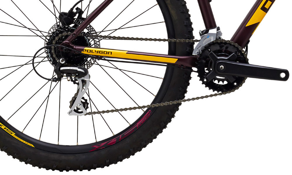 Велосипед POLYGON PREMIER 4 27,5" 2021, размер М, Фиолетовый 3