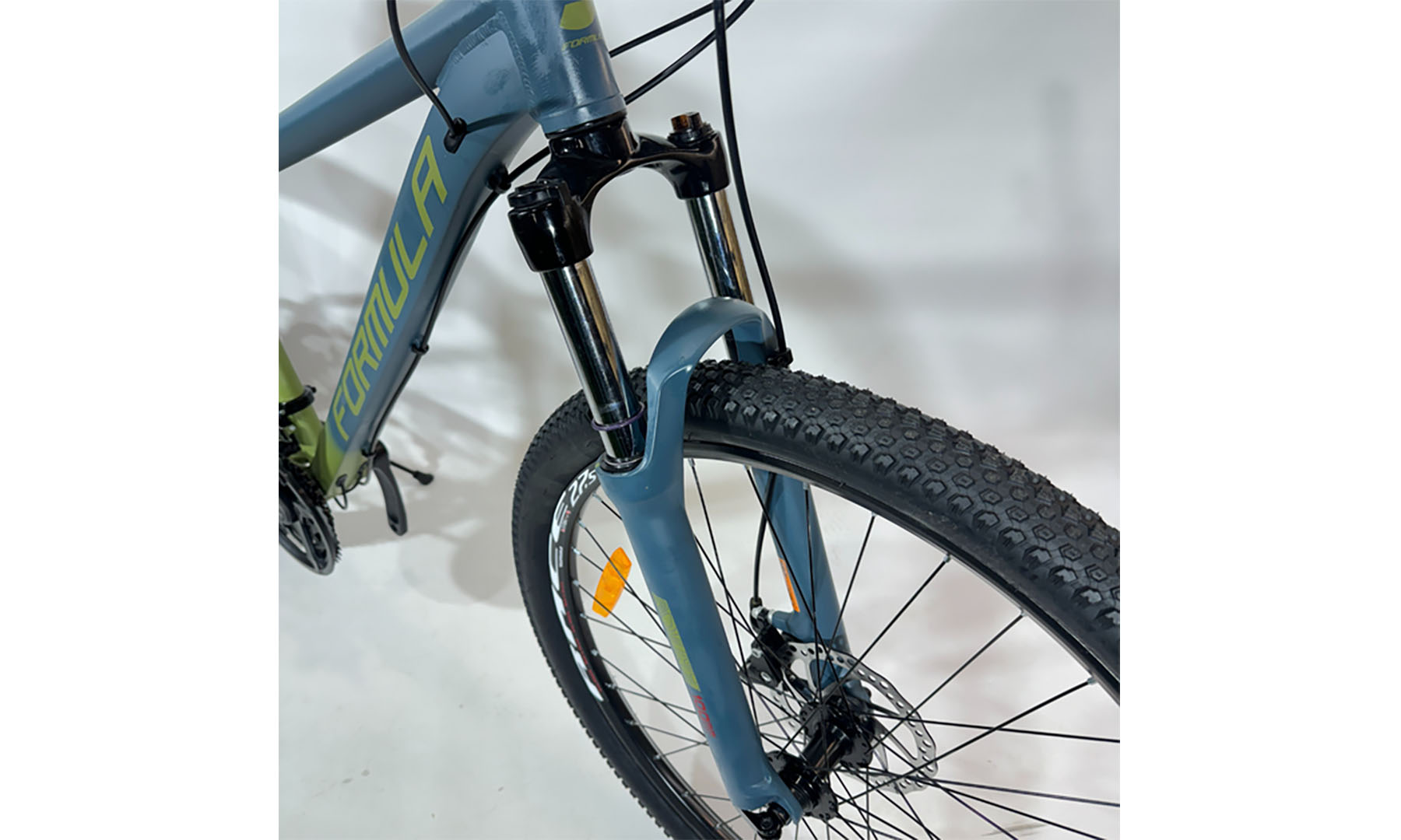 Велосипед Formula F-1 DD, 27,5" размер M, рама-17", 2024, серо-оливковый, Shimano 3